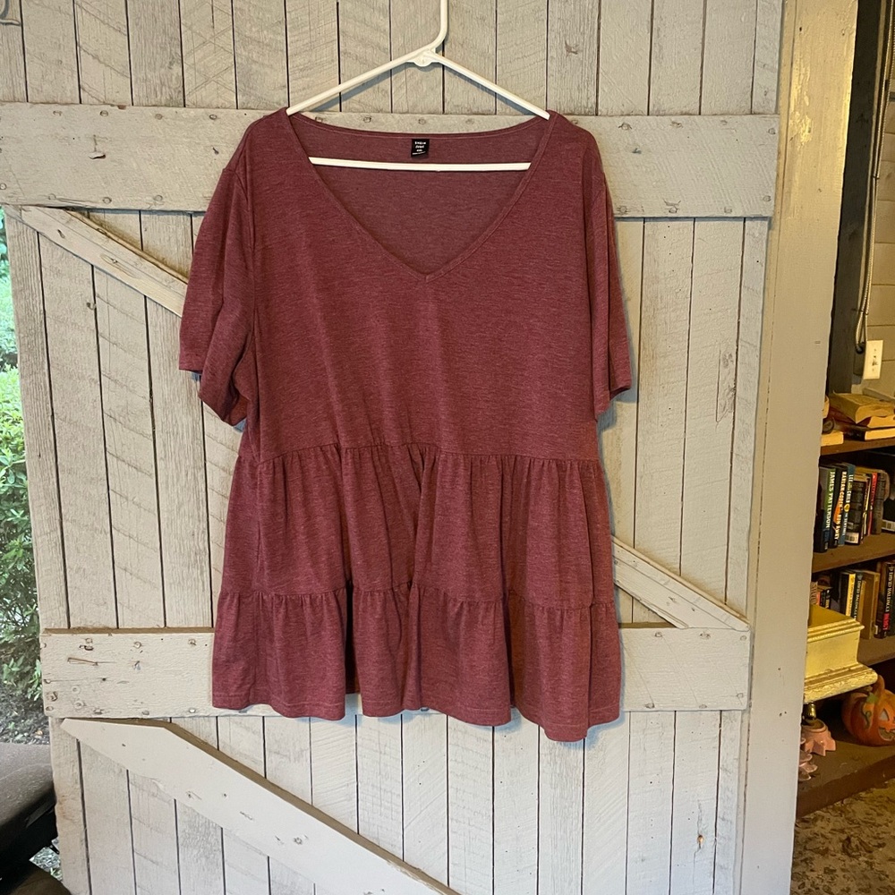 Shein V Neck Top size 4X